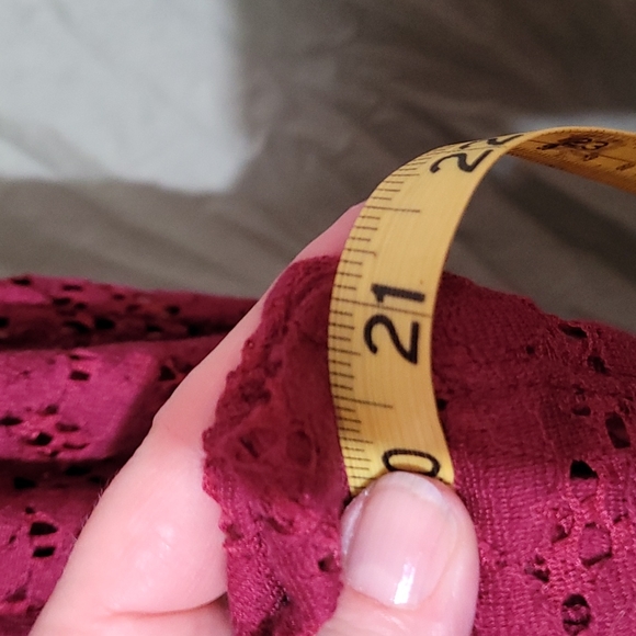 Maitai Burgundy Dress labeled Large (fits more like a medium) - Picture 7 of 7